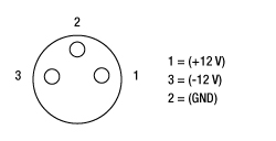 Pinout for PDA Power Connector