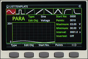 BPS330 List Template Screen