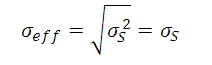 Total noise equation 1