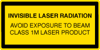 Class 3B Laser Sticker