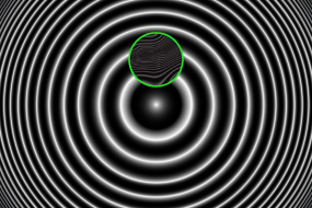 Shattered Fiber in Ferrule Interferogram