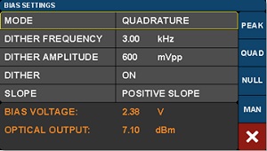 E-O Converter LiNbO3 Intensity Modulator Bias Control