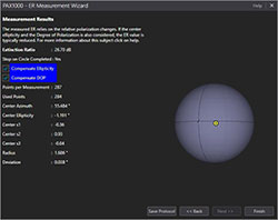 PAX1000 Series Polarimeter Extinction Ratio Tool