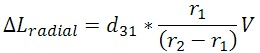 PZT equation 8