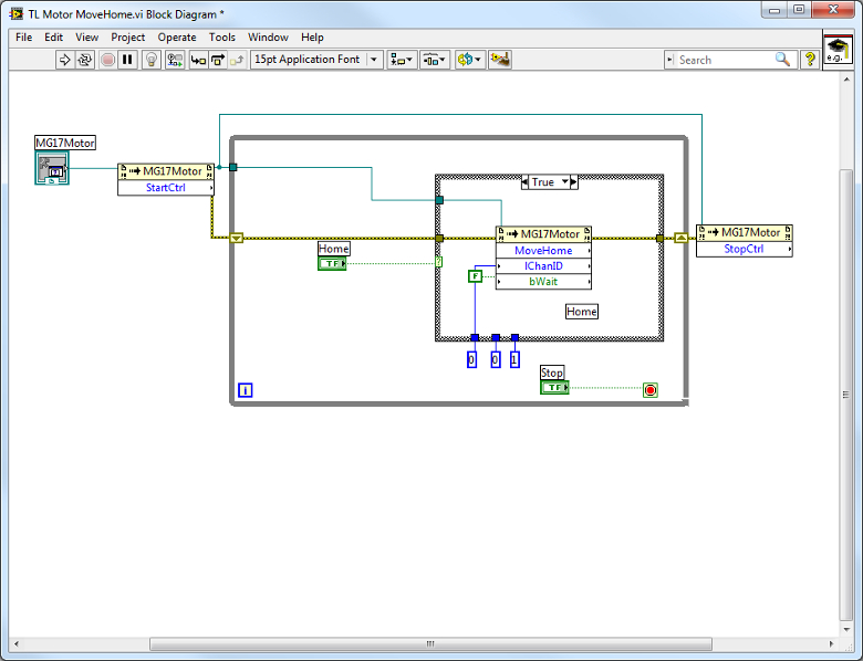 Как в labview открыть блок диаграмму