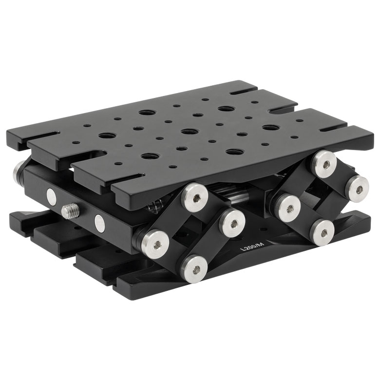 Thorlabs L200/M 4" x 3" Lab Jack, 1.04" Vertical Travel, 50 lbs Load Capacity, Metric