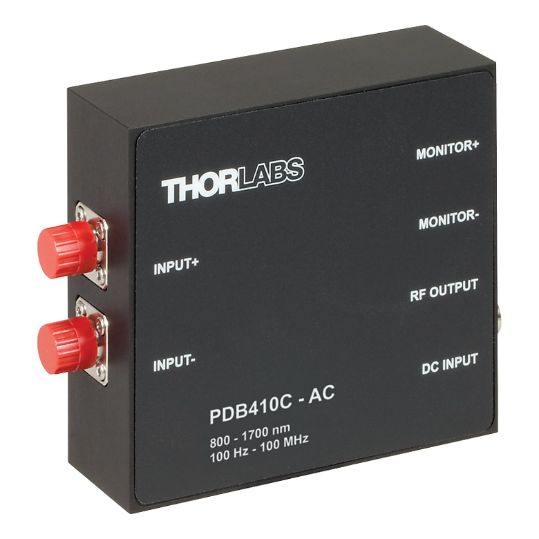 Thorlabs PDB410CAC Fixed Gain Balanced Amp. Photodetector, 100 MHz