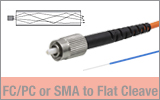 FC/PC or SMA to Bare Fiber Step-Index Patch Cables
