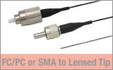 Lensed Tip Graded-Index Fiber Patch Cables