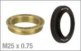 M25 x 0.75-Threaded Adapters