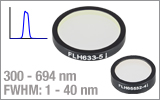 Hard-Coated UV/VIS Bandpass Filters