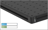 Aluminum Breadboards, 25 mm Thick