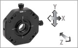 60 mm Cage, Post-Mountable XYZ Translation Mount